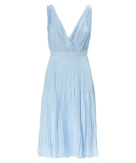 prada light blue dress|prada dresses.